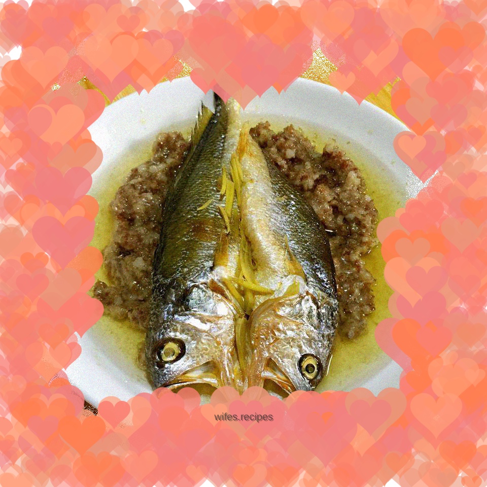 Steamed Pork Pancakes with Pickled Yellow Croaker