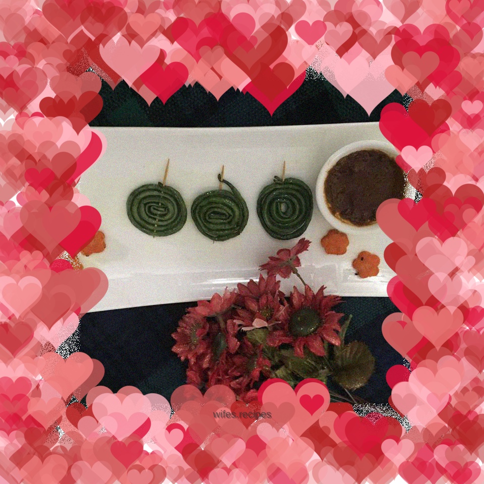 Pan-fried long bean rolls