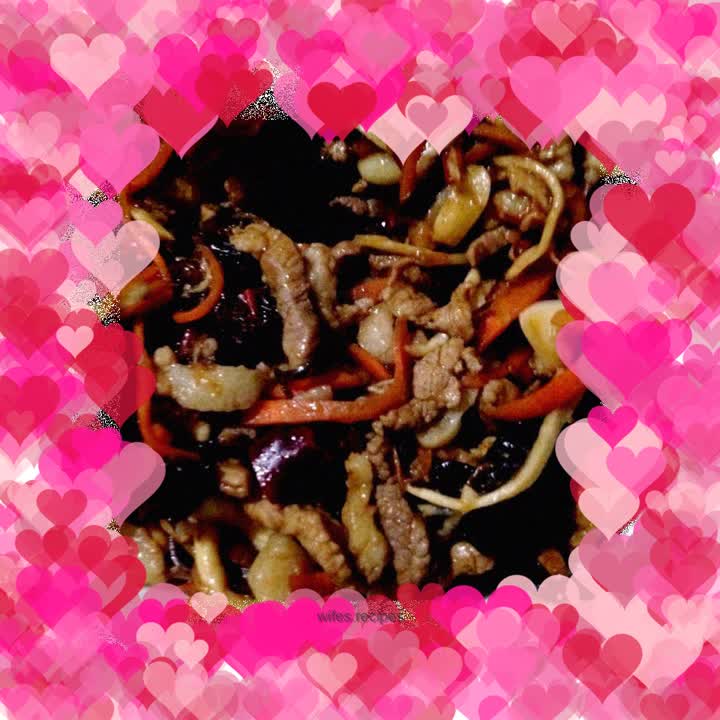 Fish-flavored shredded pork diy