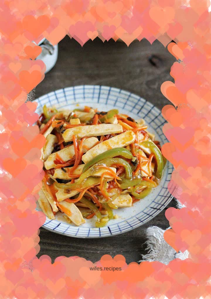 Dried fish-flavored tofu