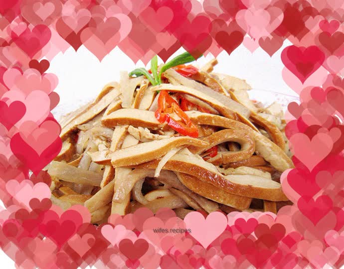 Shredded radish and tofu