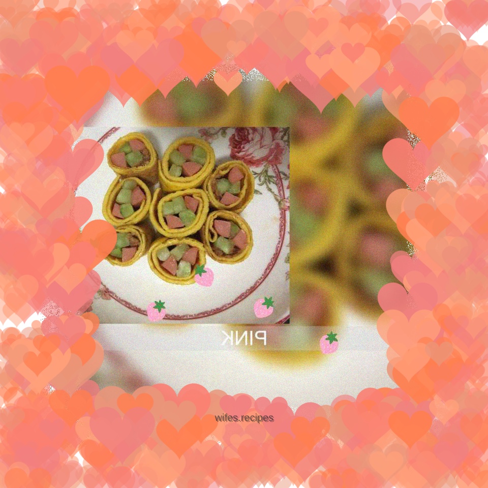 Egg Roll Tomato Sauce Version