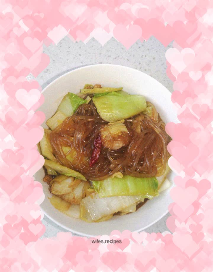Cabbage Stewed Vermicelli