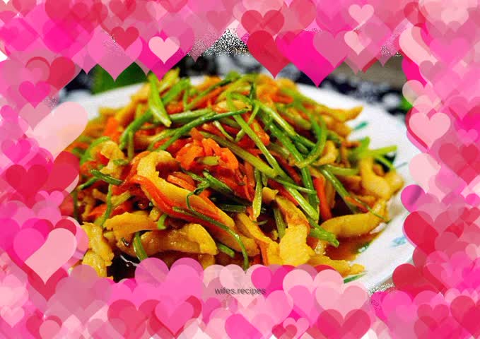 Stir-fried Pork with Coriander