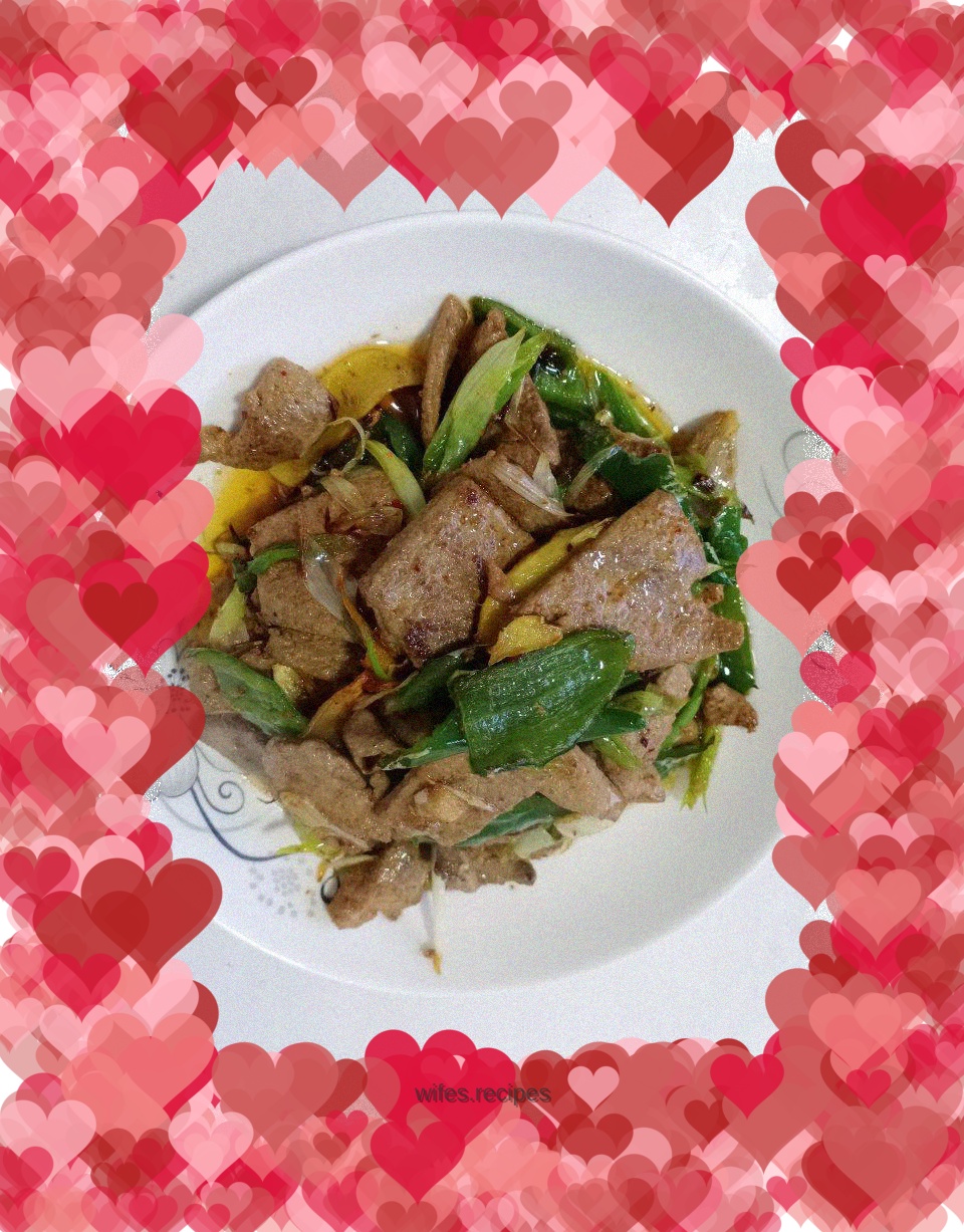 Fried pork liver