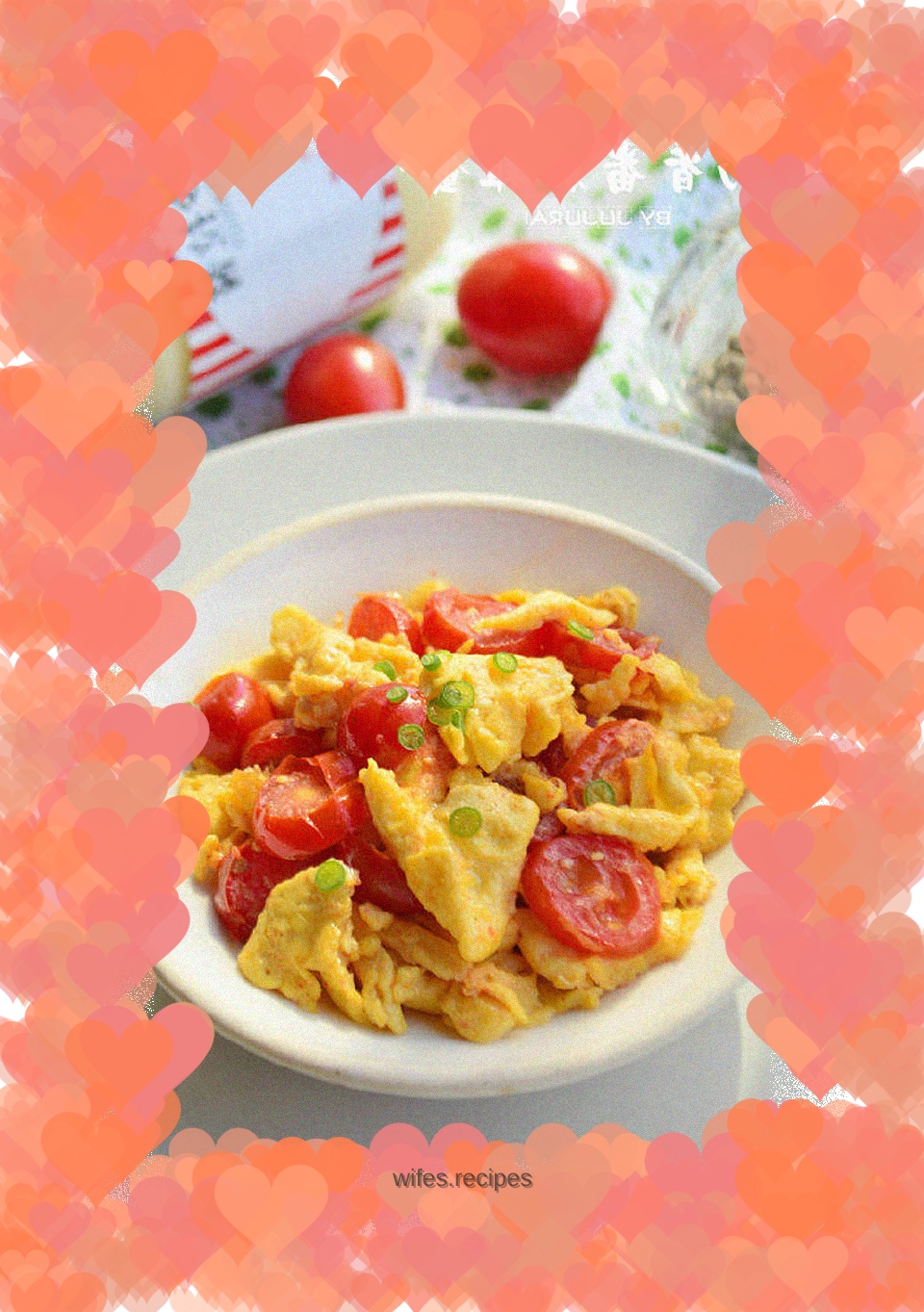 Creamy Tomato Scrambled Eggs