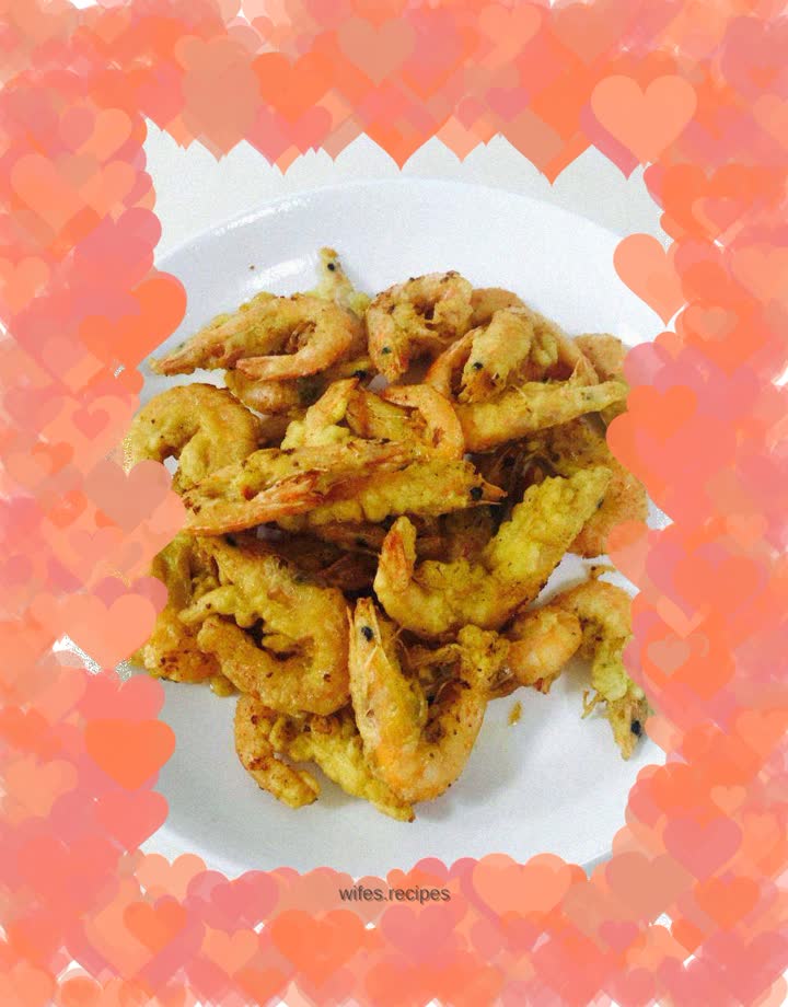Fried prawns