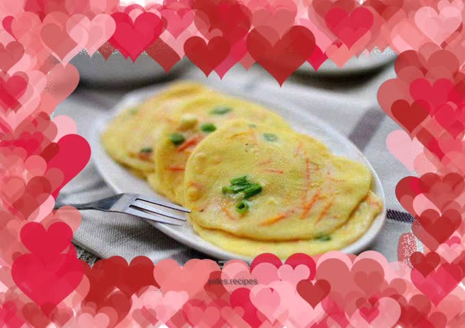 【Bean dregs and chives pancake】