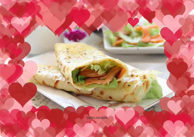 Salmon multigrain pancakes