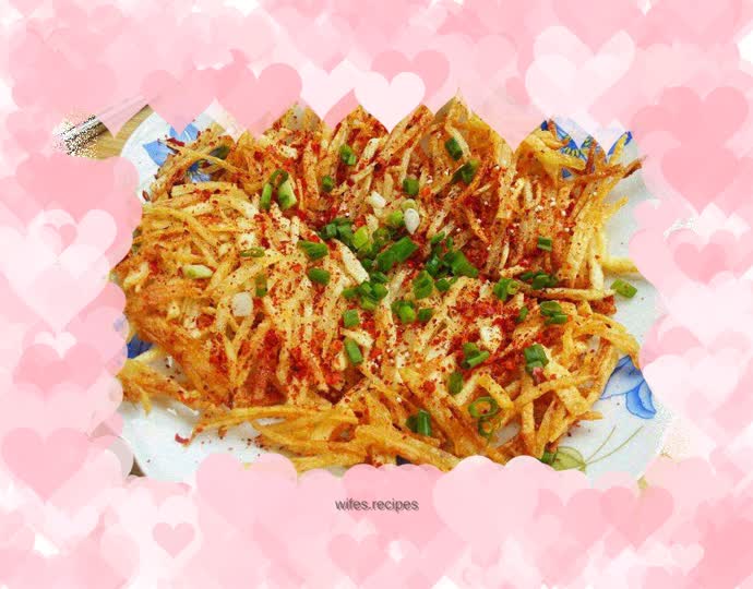 Stir-fried shredded potatoes