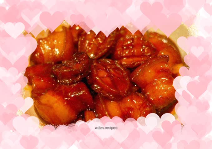 Abalone stewed in braised pork