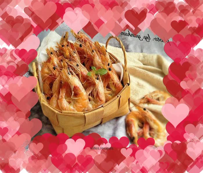 Dry roasted dried shrimp