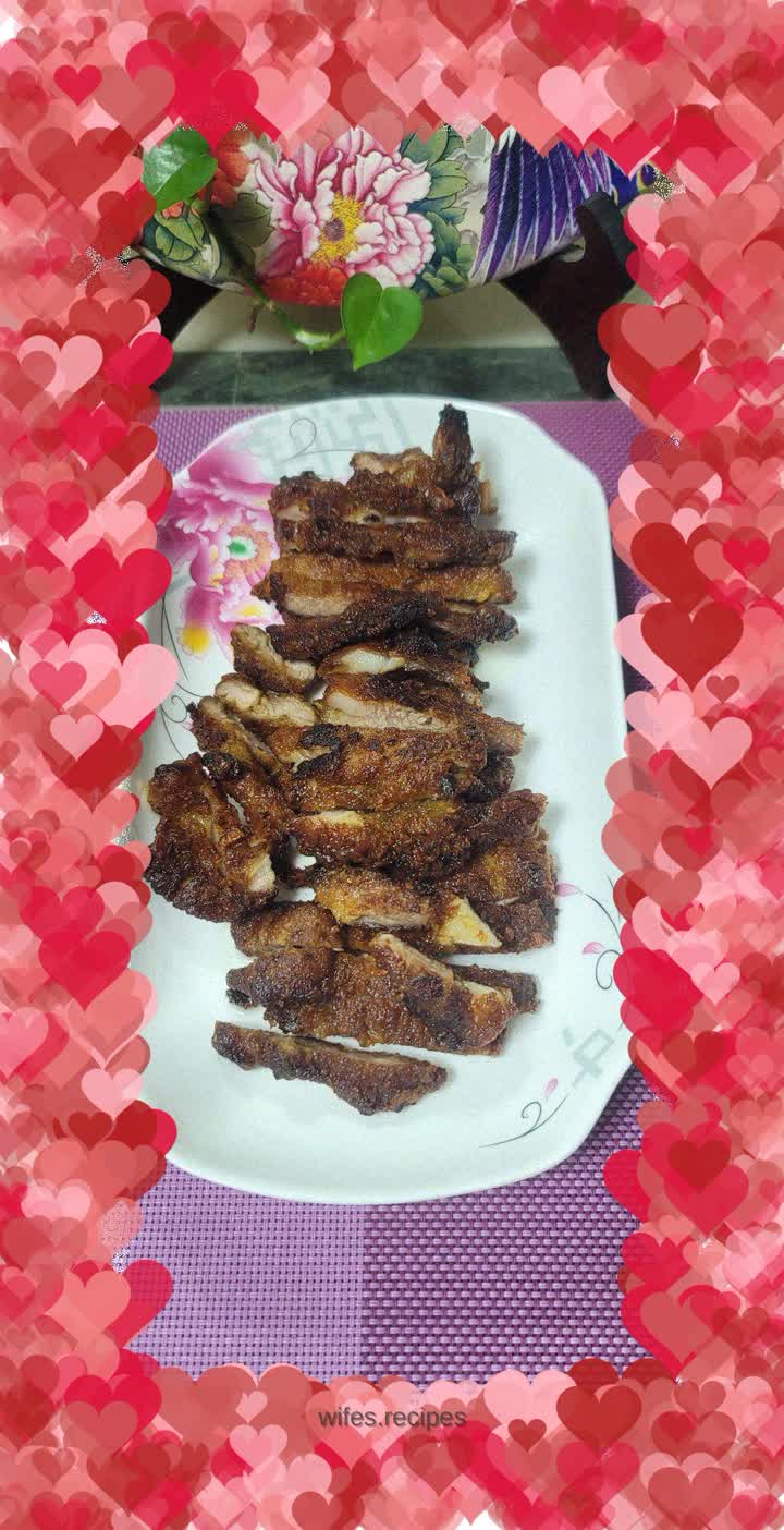 Pan-fried pork