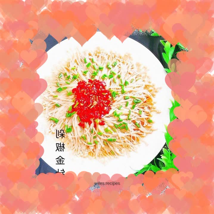 Chopped Pepper Enoki Mushroom