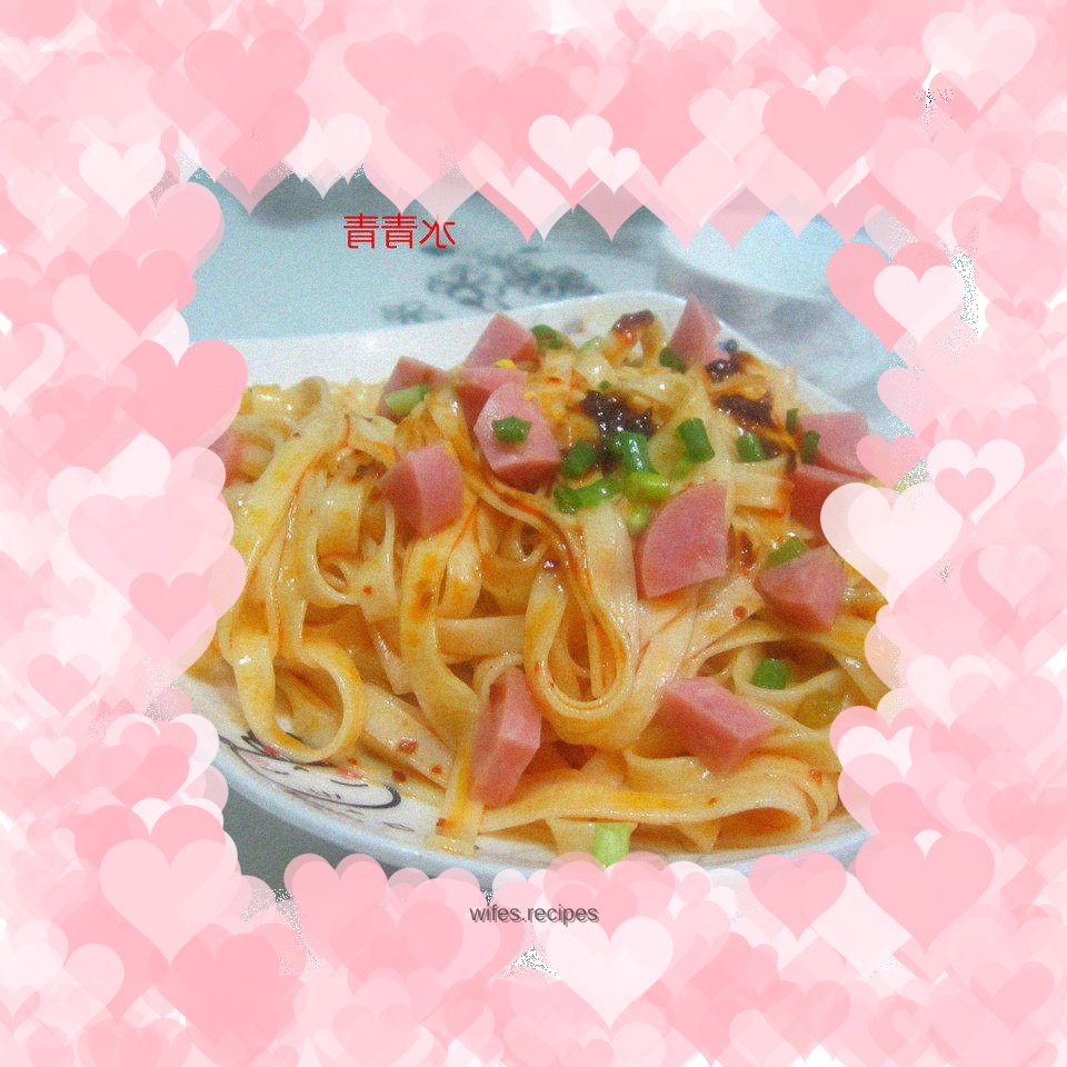 Simply mix well---Noodles with fish-flavored Sichuan sauce