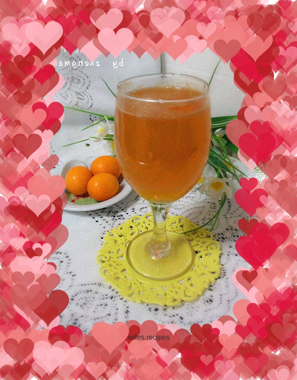 Orange pear juice