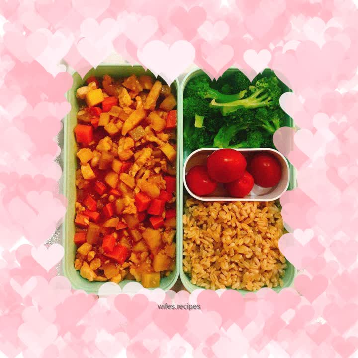 Pineapple Chicken Bento - Fat Reduced Bento