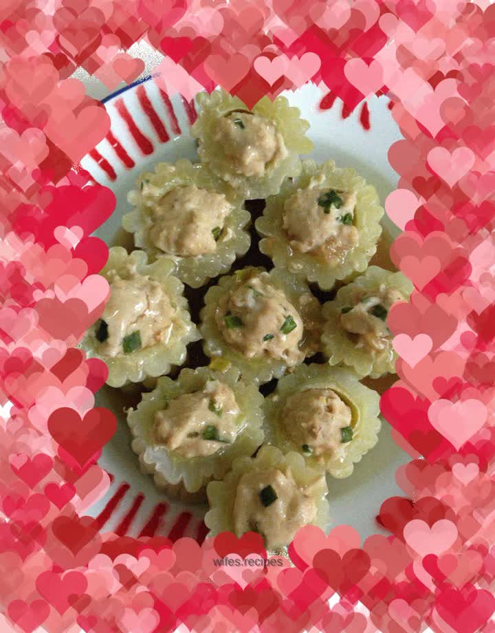 Bitter gourd fermented meat filling