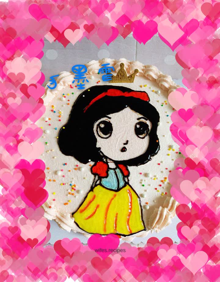Snow White Birthday Cake