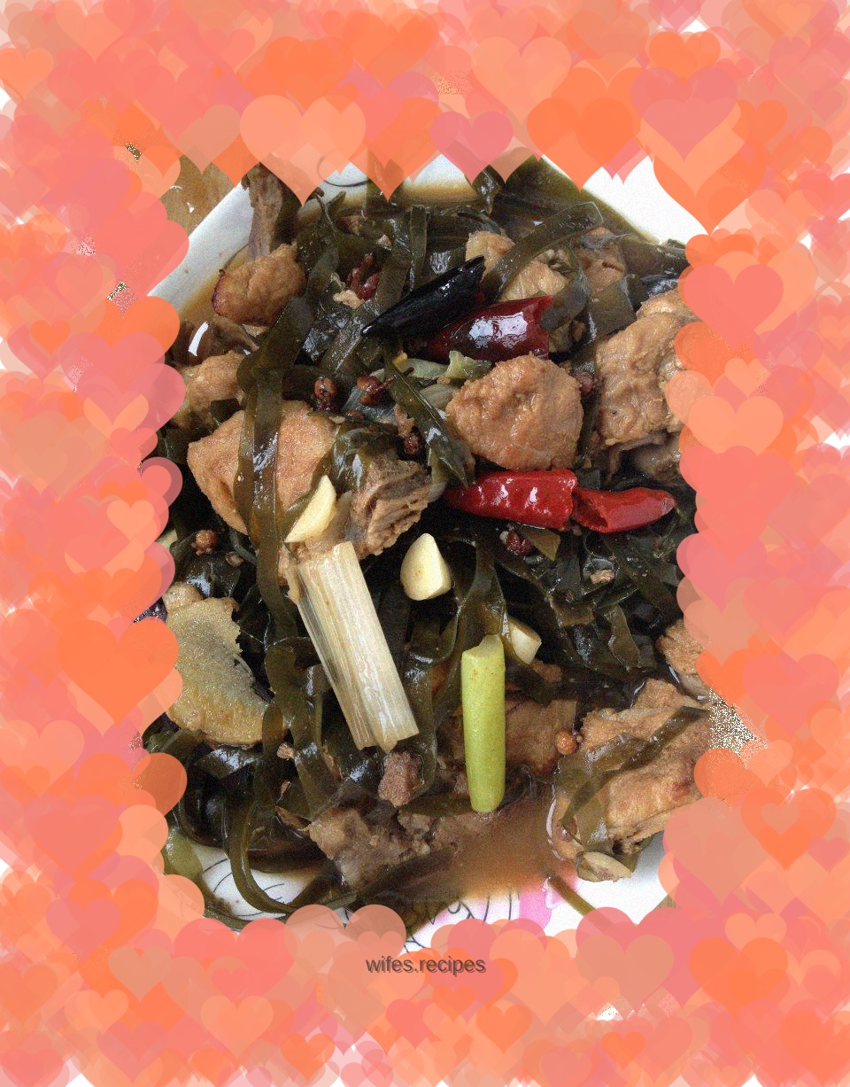 Braised Pork Ribs and Seaweed