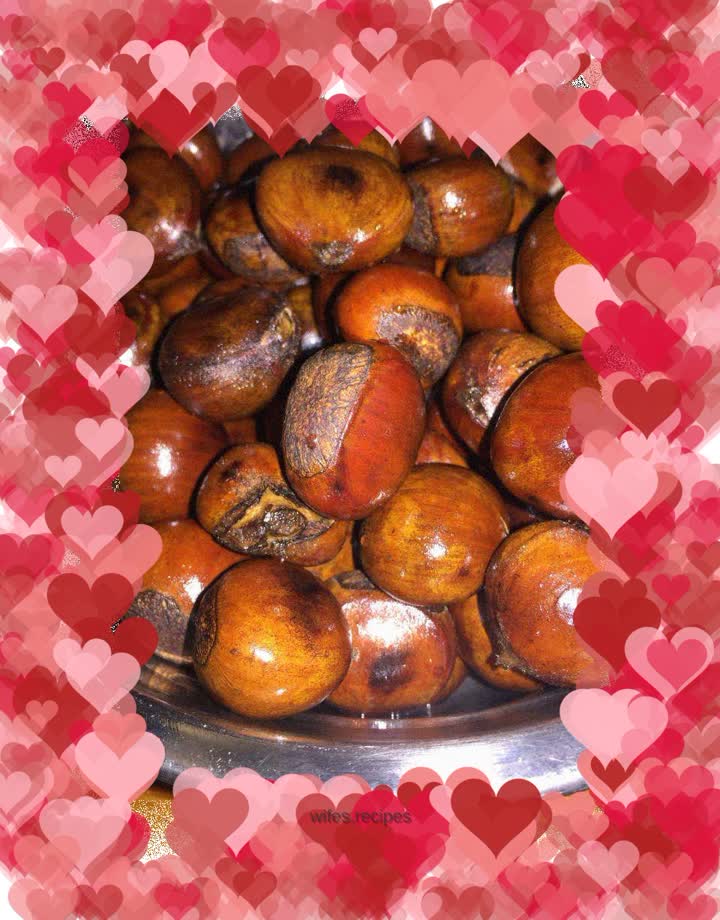 Stir-fried chestnuts in pressure cooker🌰