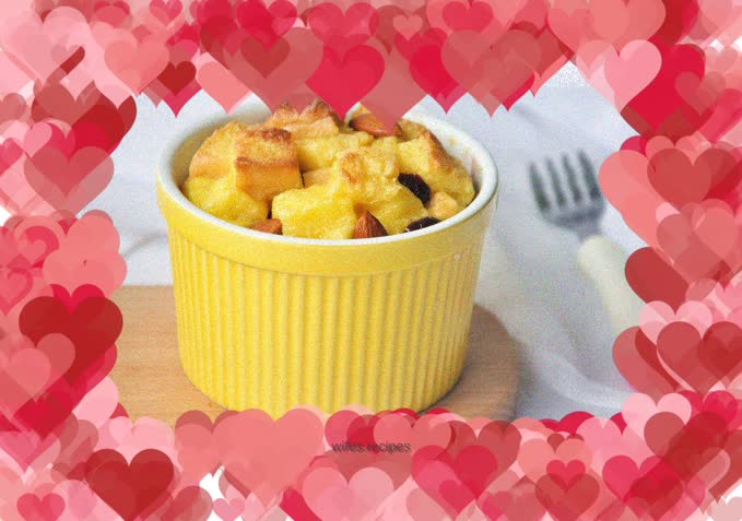 Cranberry Toast Pudding