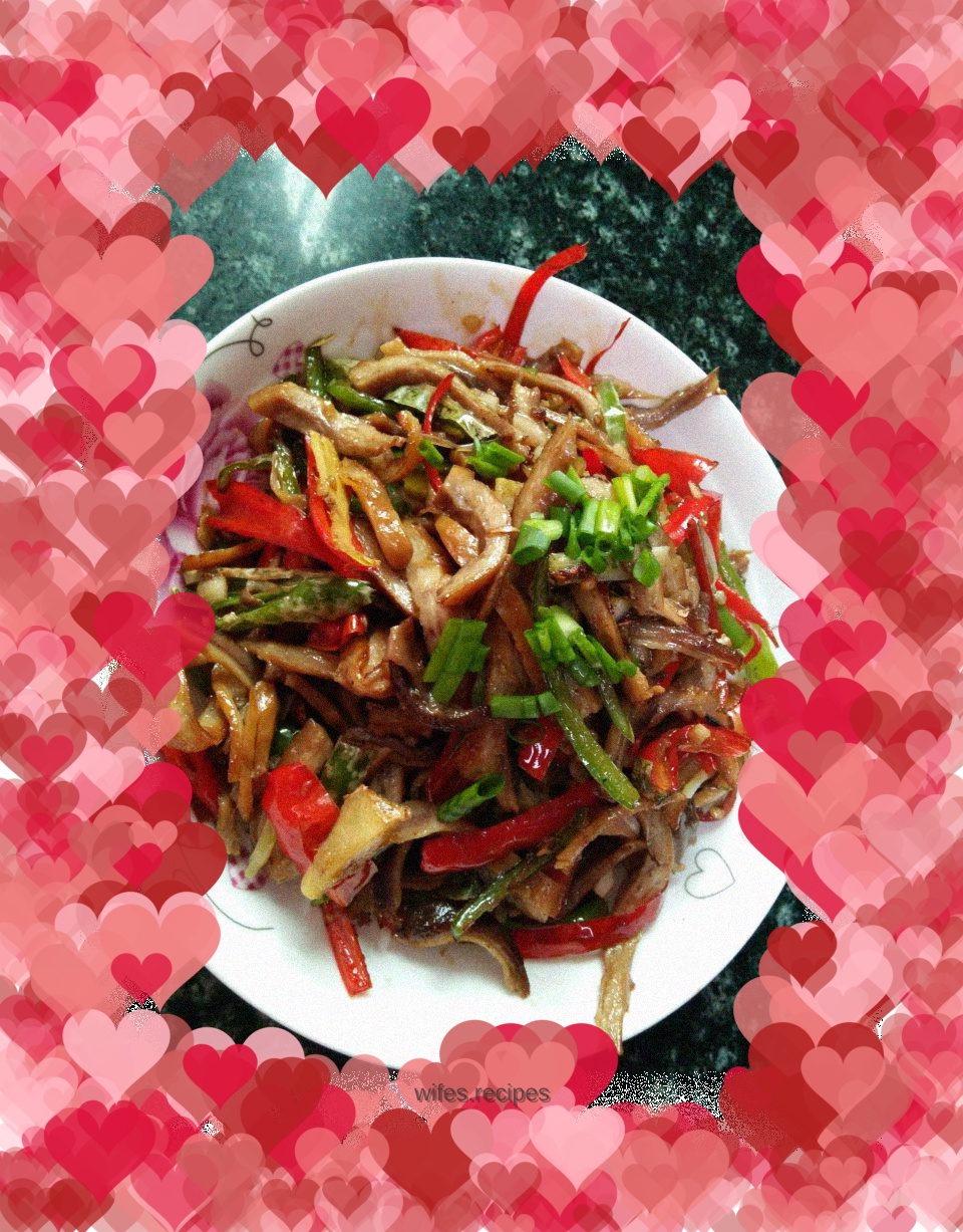 Spicy stir-fried pork belly