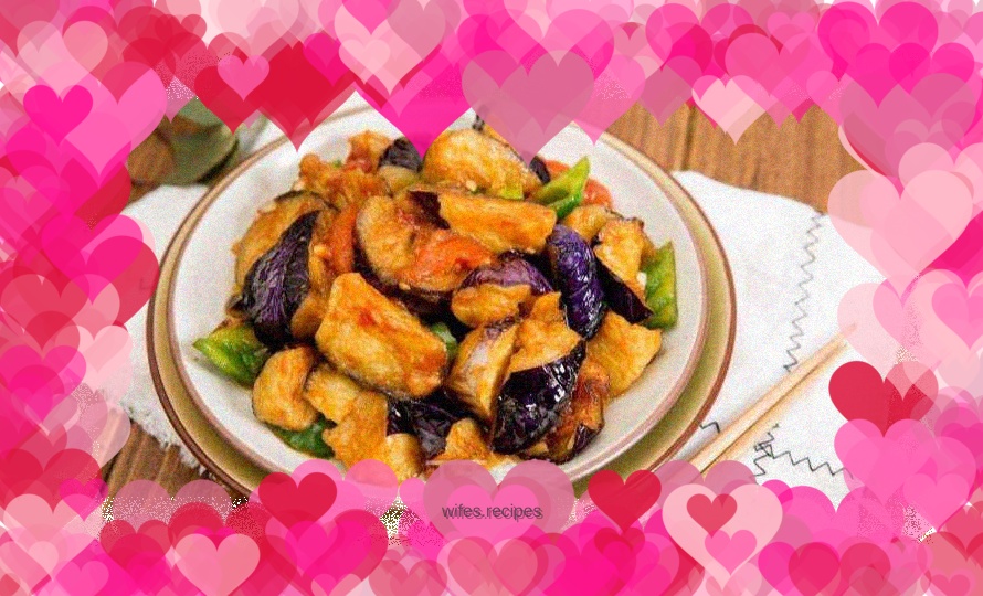 Braised eggplant, a home-cooked meal