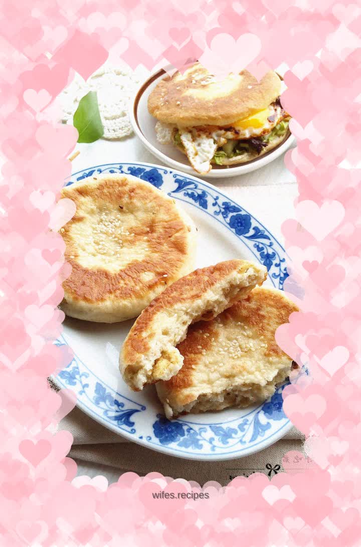 Sesame and Pretzel Pancakes