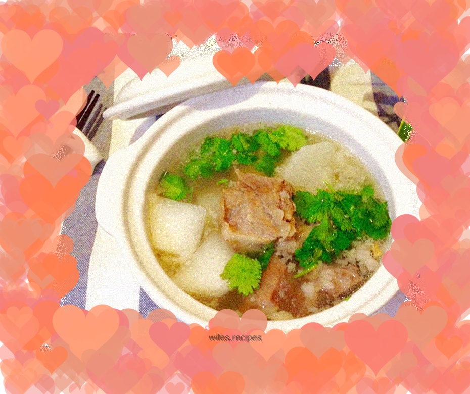 Mutton and carrot soup