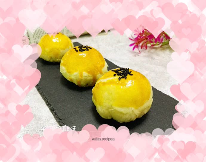 Sugar-free pumpkin puff pastry (olive oil version)