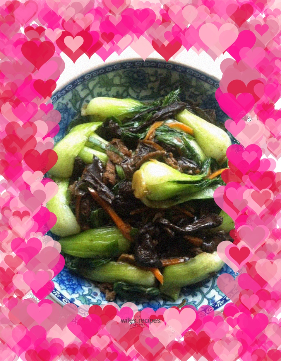 Mushroom beef and roasted rapeseed