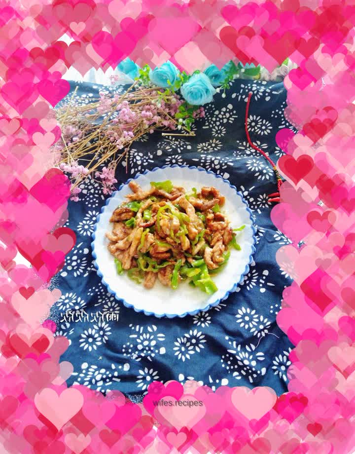 Stir-fried shredded pork