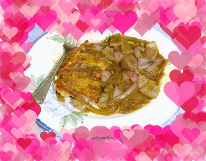 Black pepper chicken steak