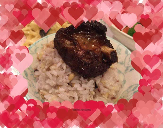 Traditional braised pork ribs