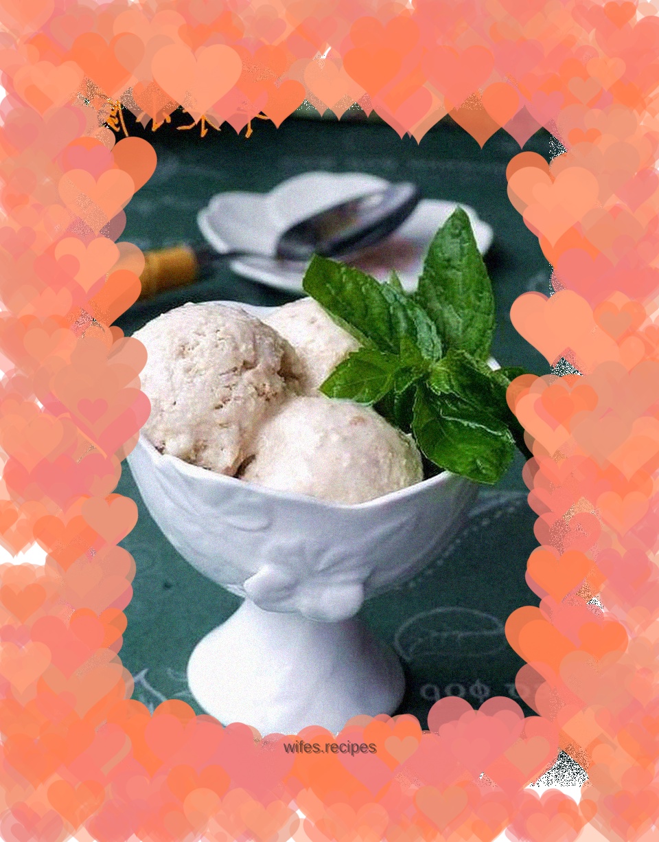 Banana oatmeal ice cream – low-fat sugar substitute