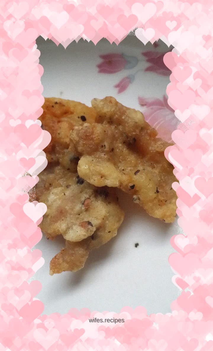 Fried pork with pepper