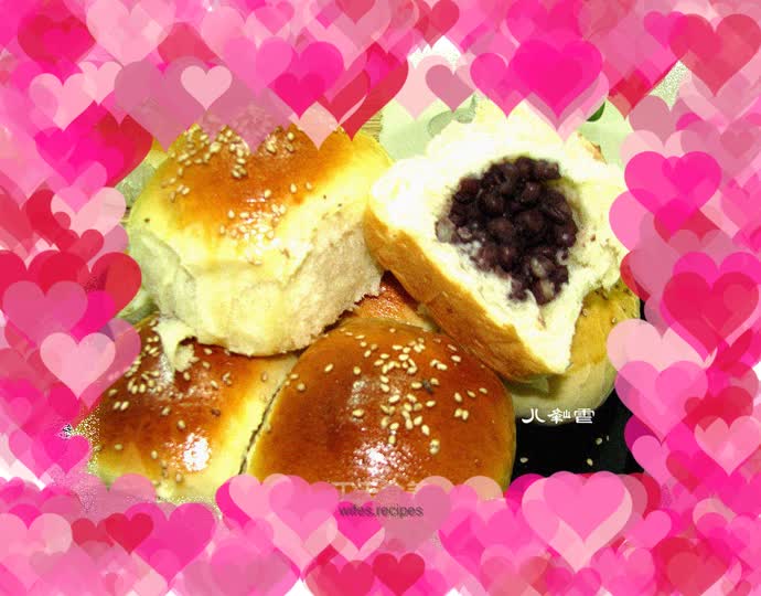 Red bean soft meal bag