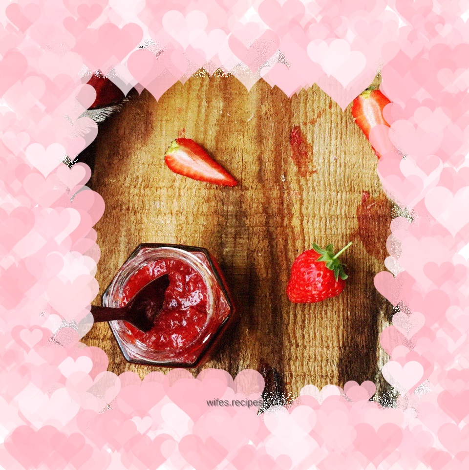 Handmade strawberry jam