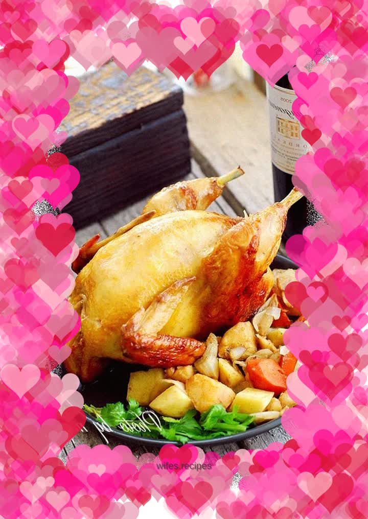 Thanksgiving family version of roast chicken------Orleans roast chicken