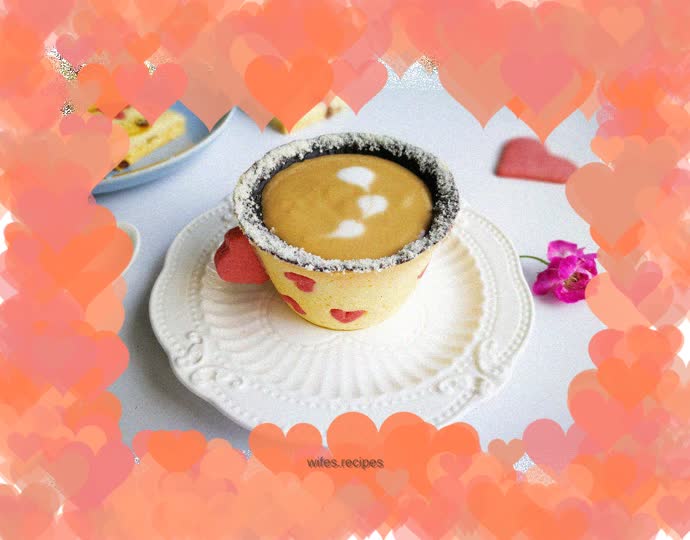 Warm Afternoon Tea~Coffee Sauce Cookie Cup