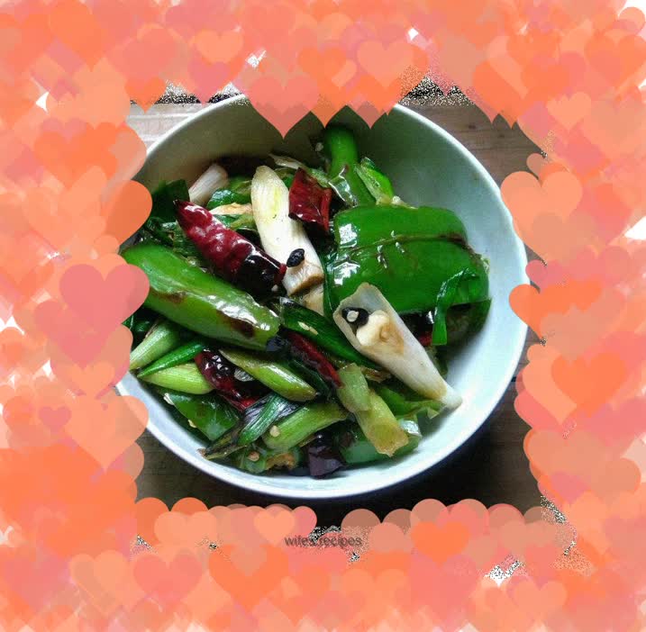 Sautéed Garlic with Spicy Pepper and Black Bean Sauce