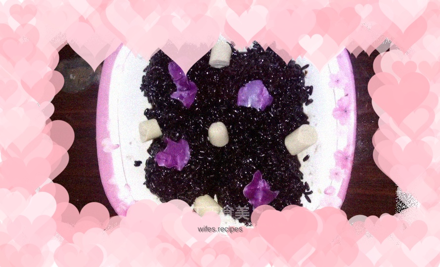 Purple rice dumpling