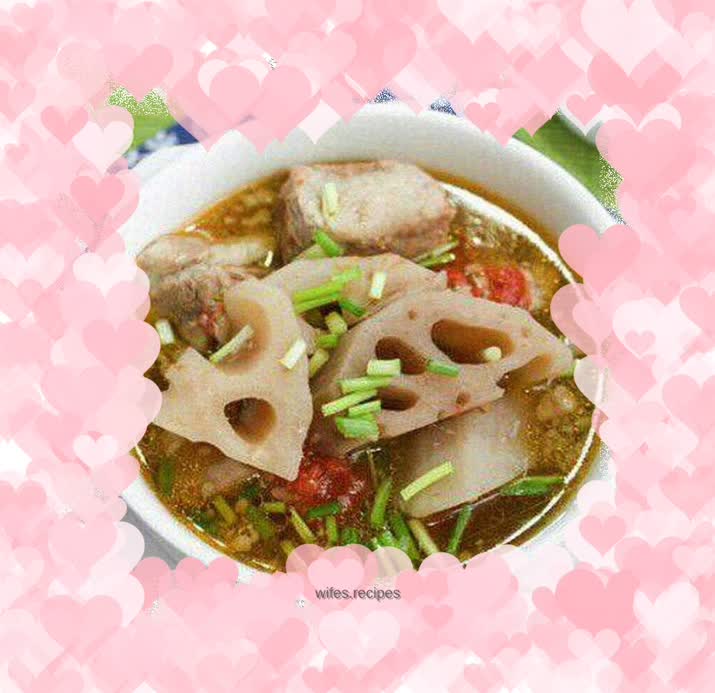 Stir-fried pork ribs with fresh lotus root