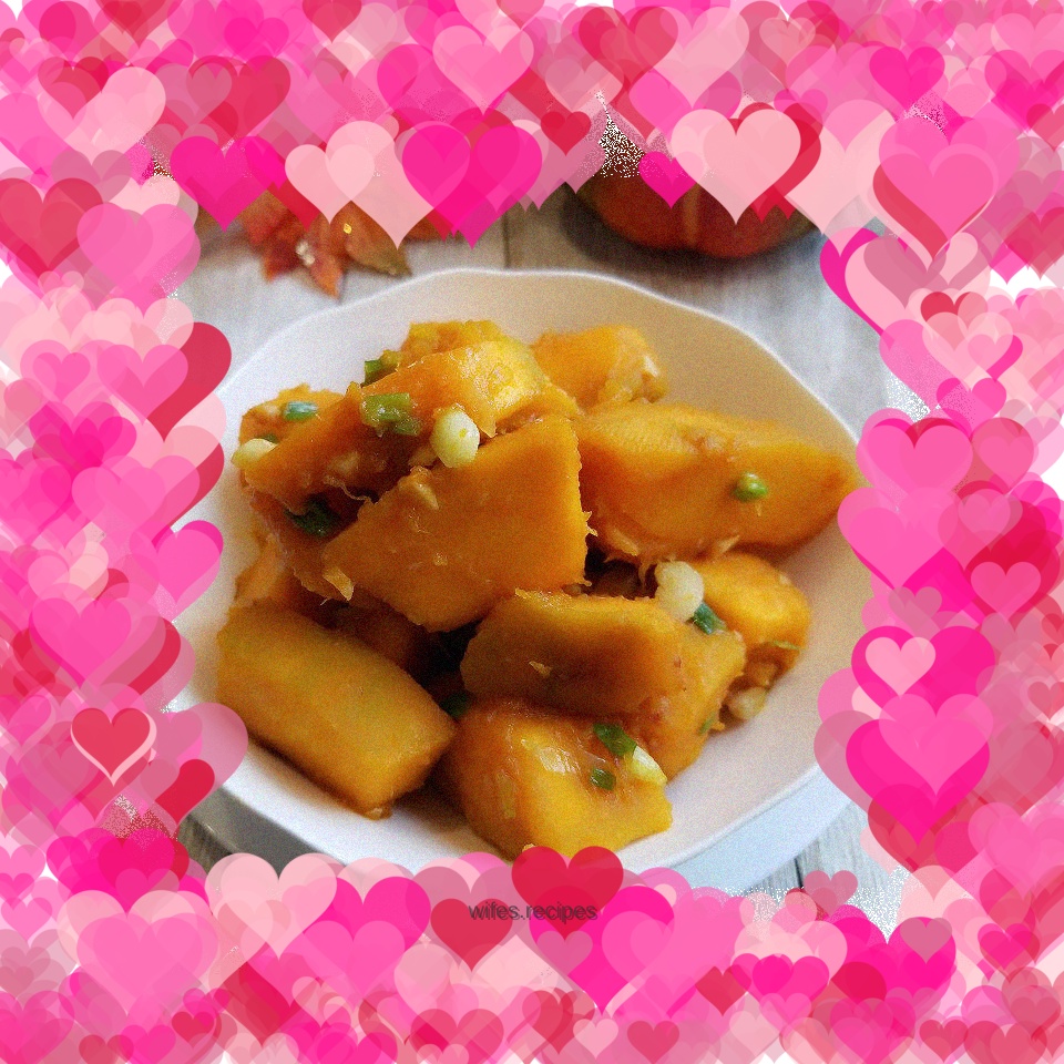 Stir-fried pumpkin