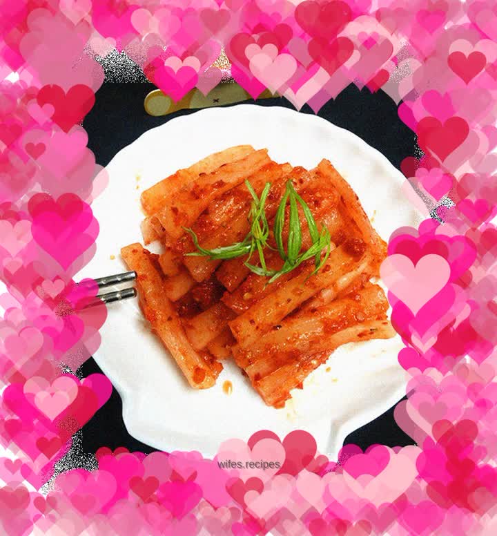 Korean radish sticks