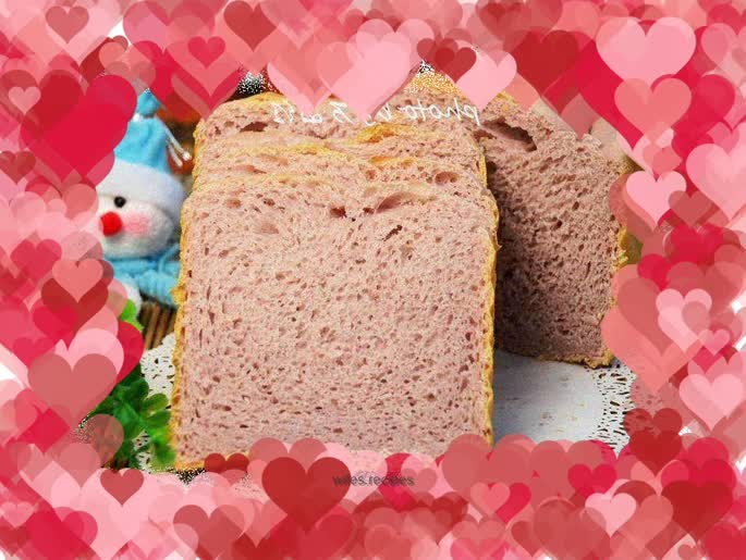 Purple sweet potato toast