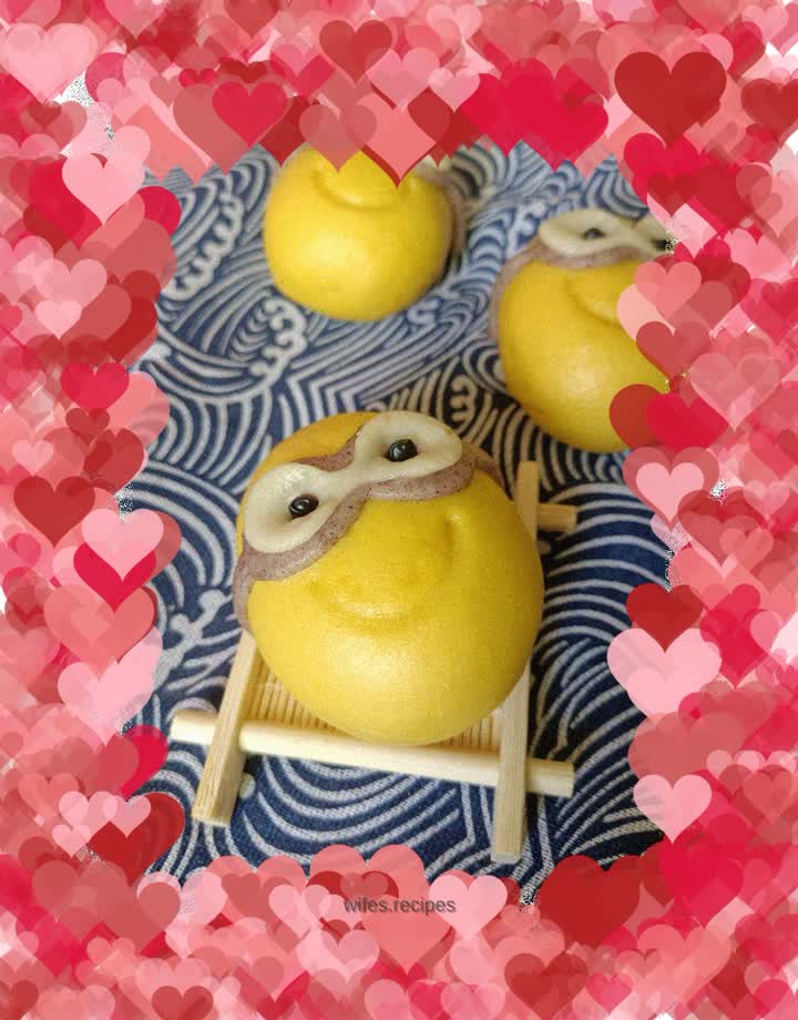 Minions Bean Paste Buns