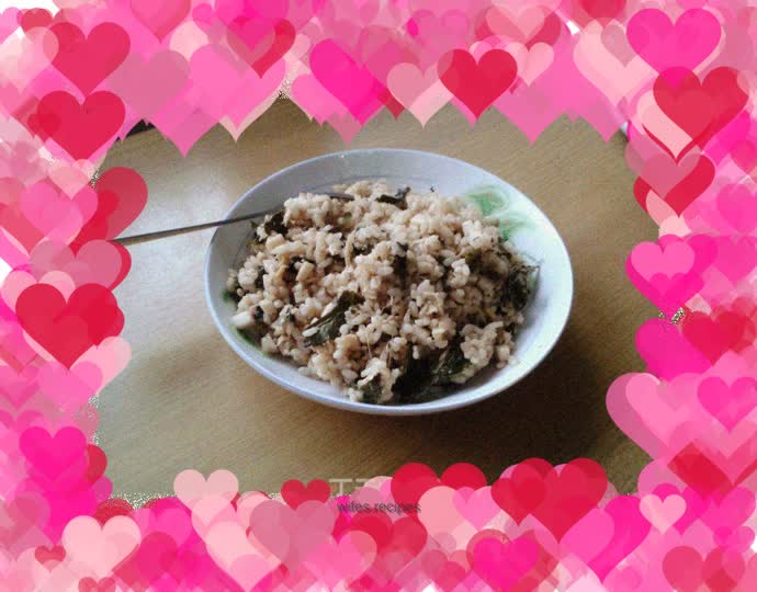 Tea-flavored egg fried rice