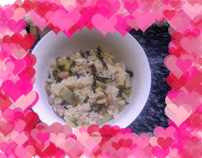 Pork belly with rice